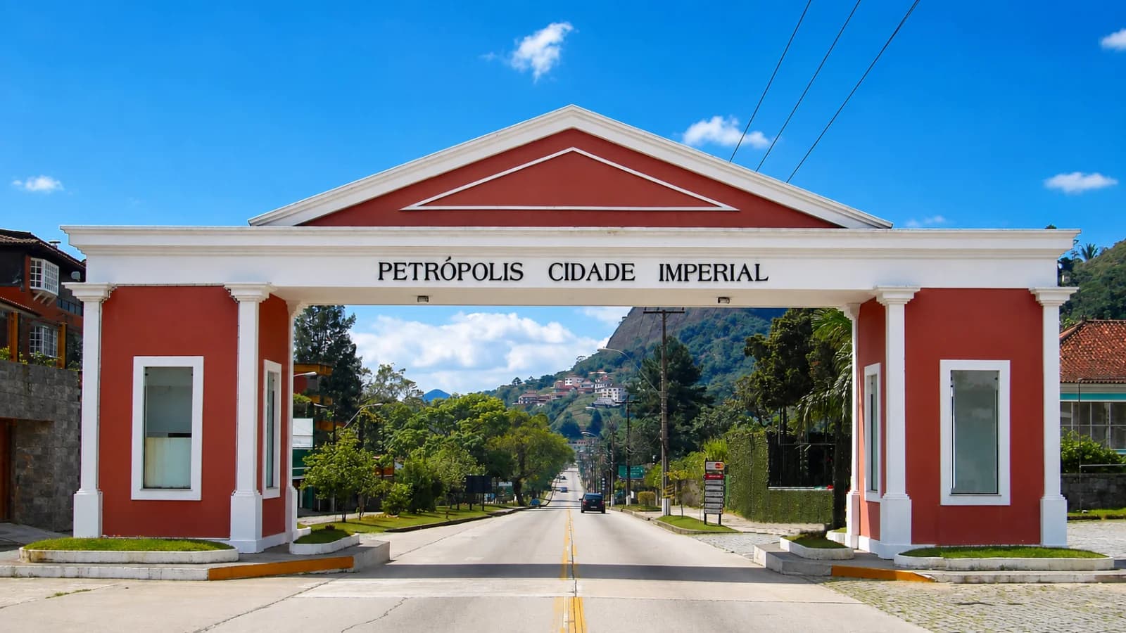 Vista de Petrópolis, na região serrana do Rio de Janeiro