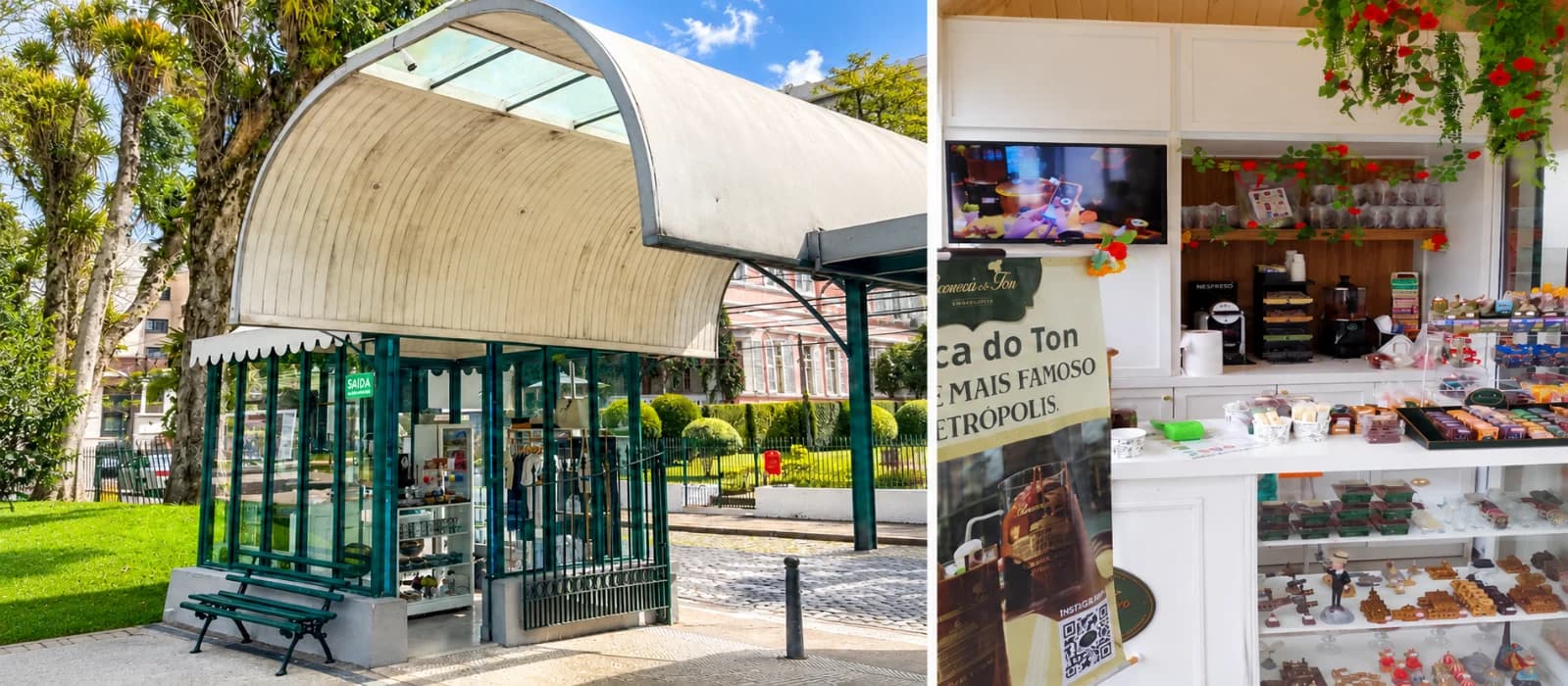 Fachada da unidade Loja Palácio de Cristal